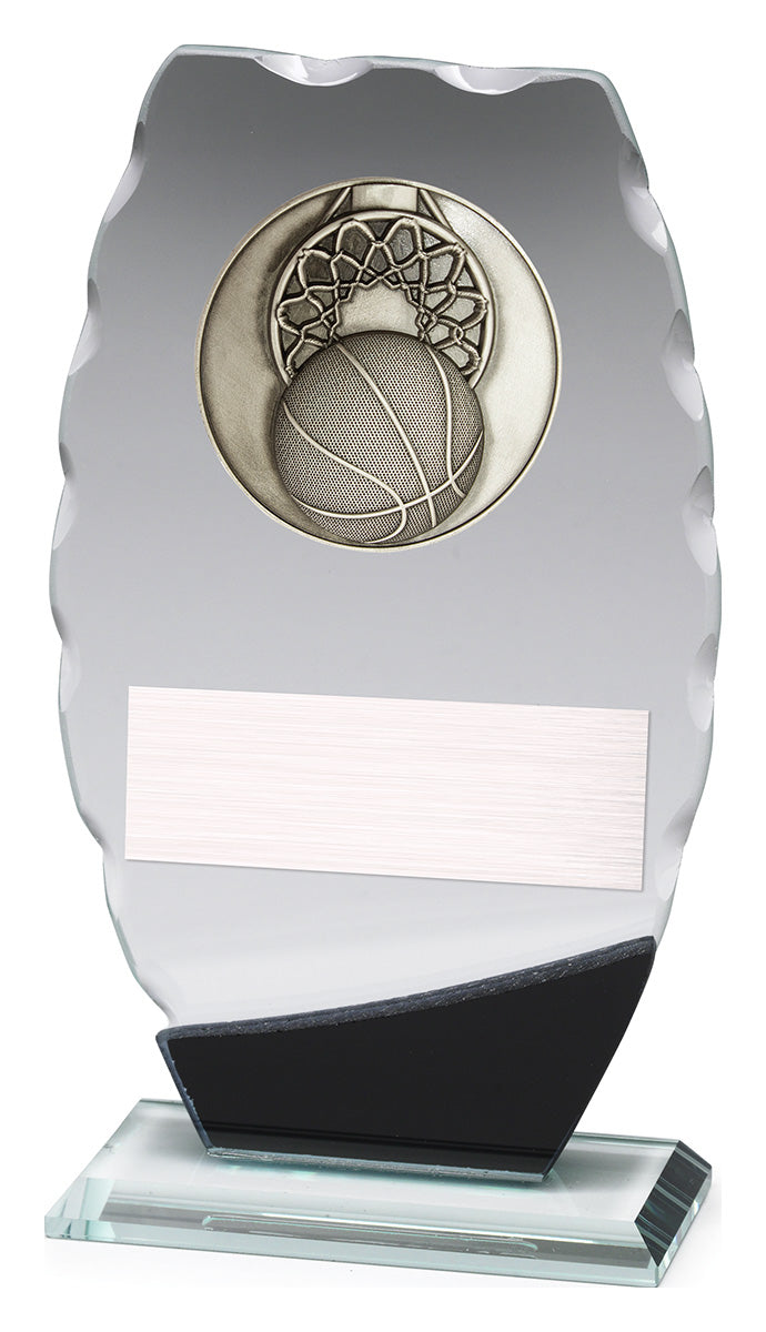 Clipped Oval Glass - Basketball Clipped Oval Basketball 150mm