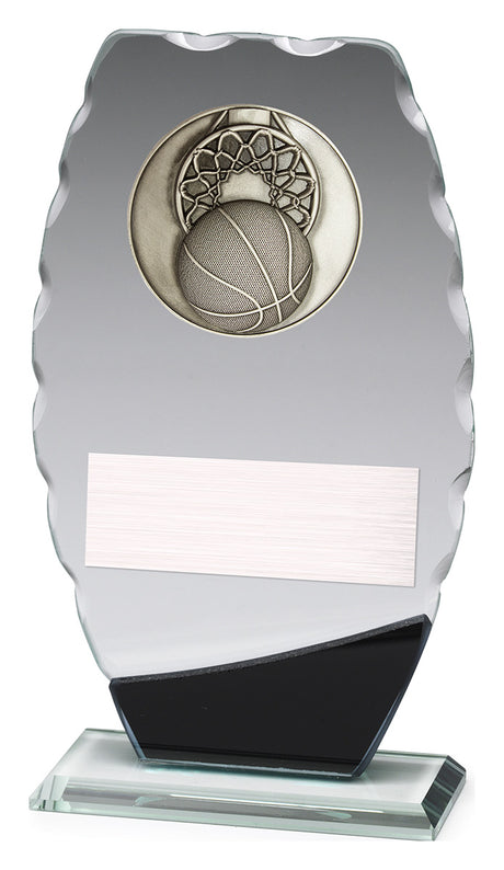 Clipped Oval Glass - Basketball 190mm