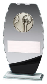 Clipped Oval Glass - Water Polo 210mm