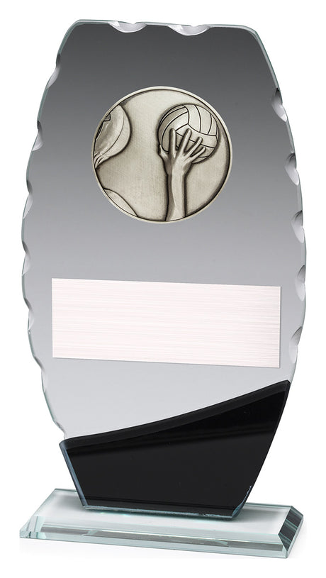 Clipped Oval Glass - Water Polo 210mm
