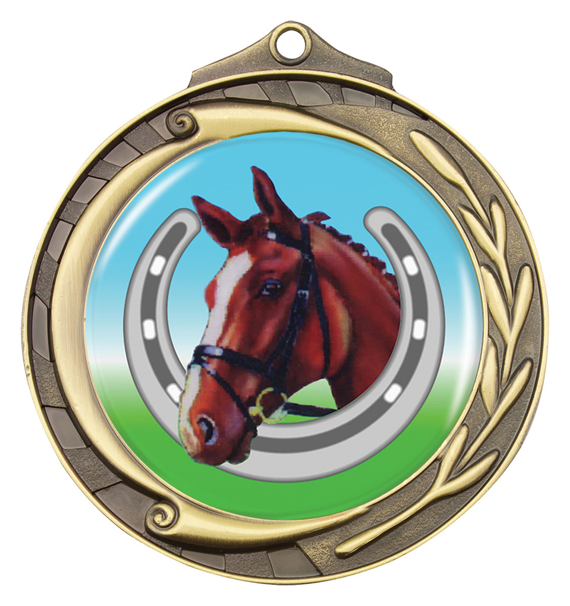 Wreath - Horse Gold
