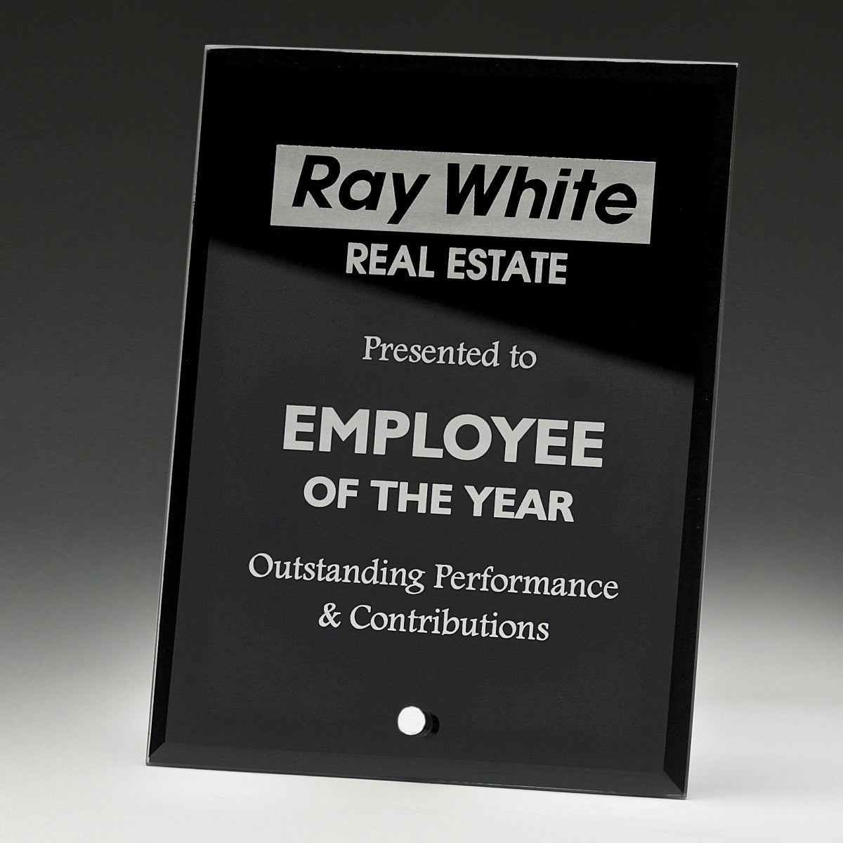 Craft Plaque Black 150mm