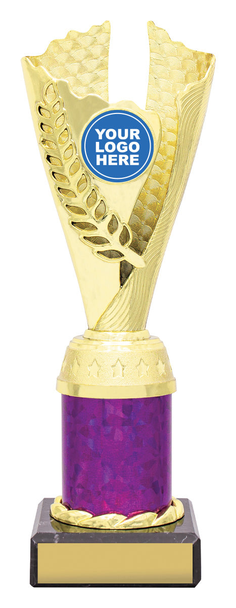 Spirit Cups - Gold / Purple 225mm
