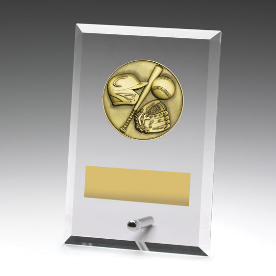 Glass Plaques - Baseball