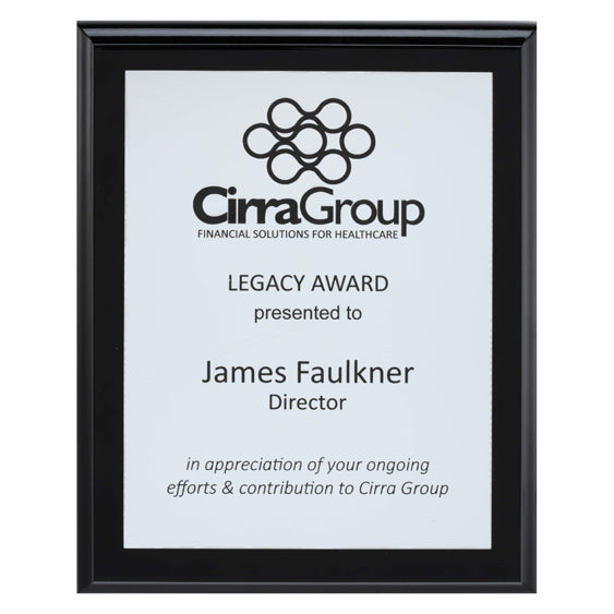 Engraved Plaques - Brushed Silver
