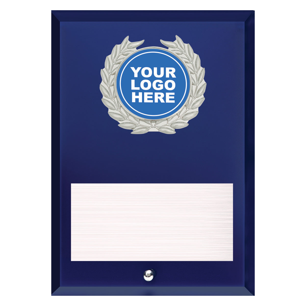 Blue Target Plaque