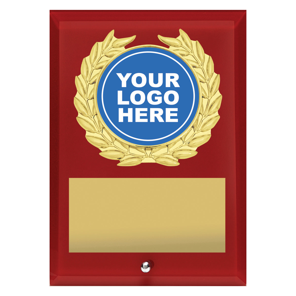 Red Target Plaque