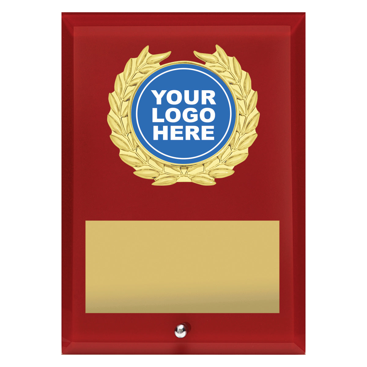 Red Target Plaque