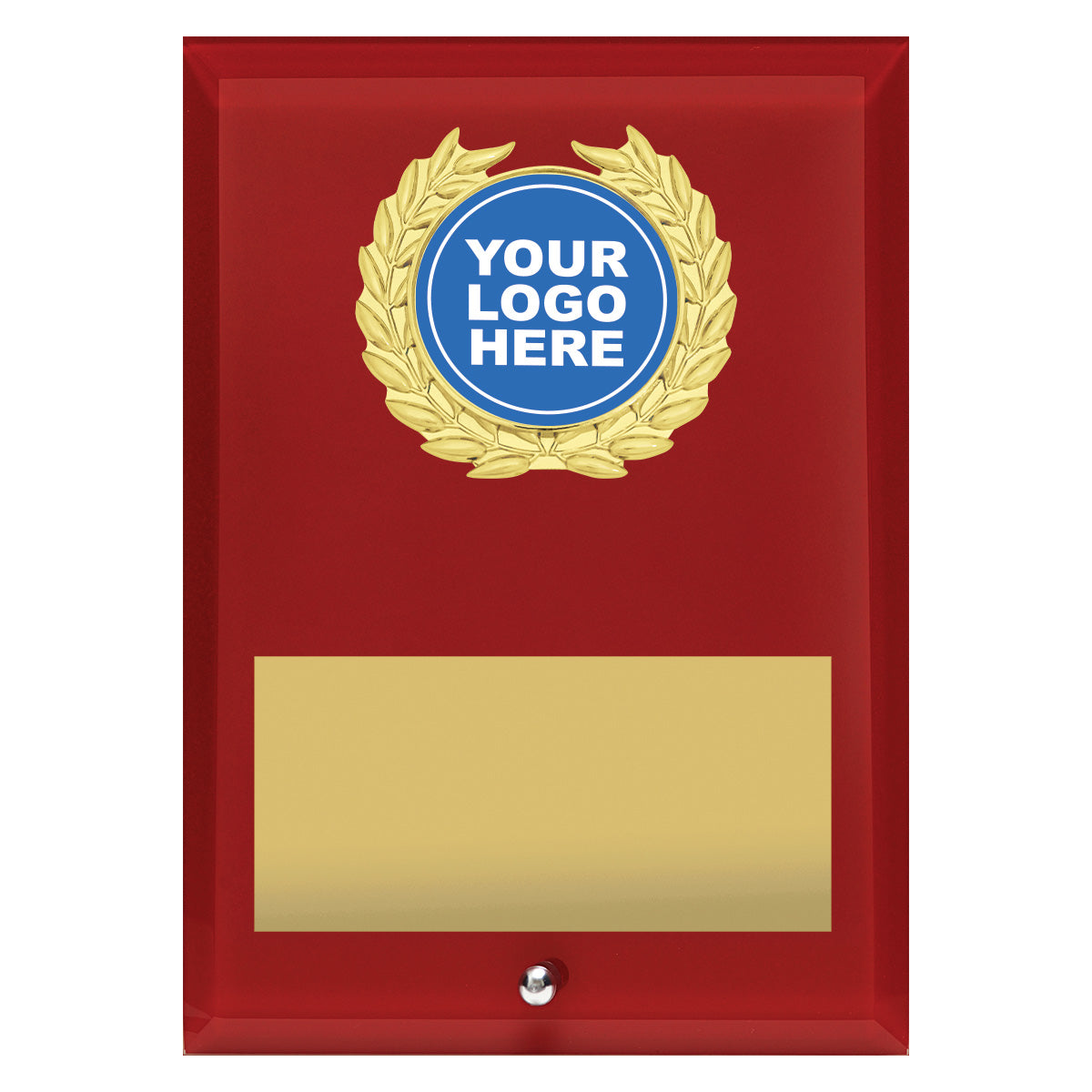 Red Target Plaque