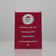 Craft Plaque Red