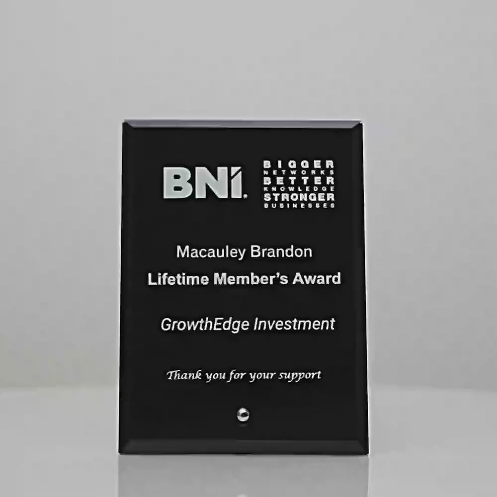 Prime Plaque Black