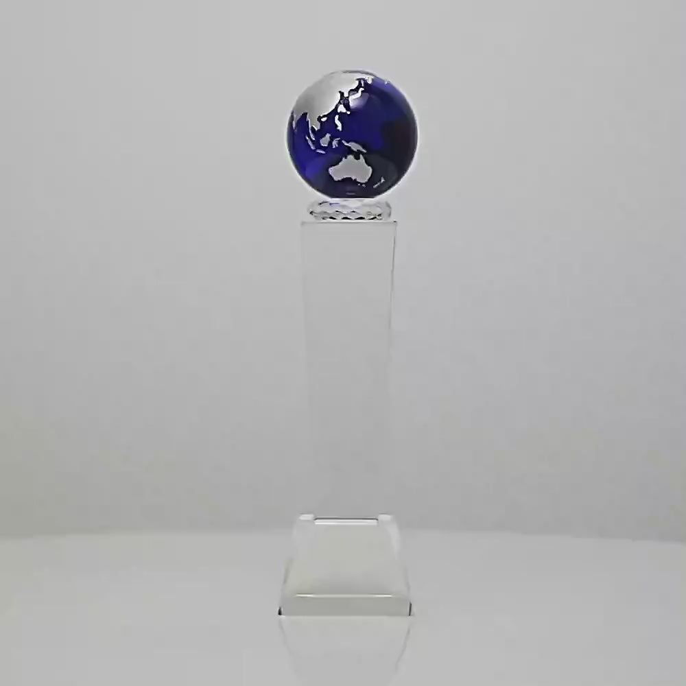 Blue Globe Crystal