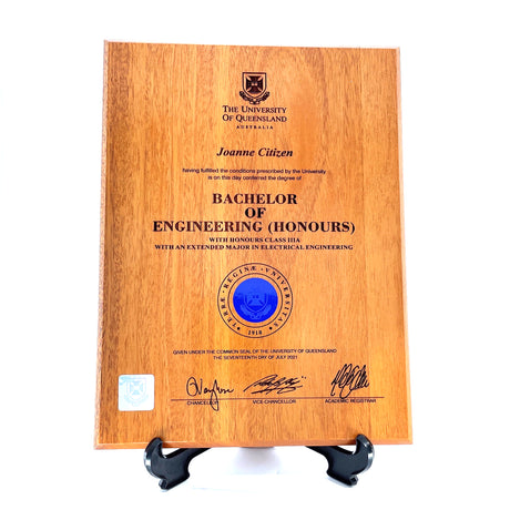 Natural Plaque University Plaques