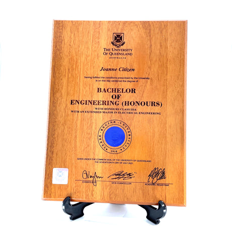 Natural Plaque University Plaques