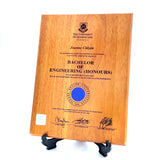 Natural Plaque University Plaques