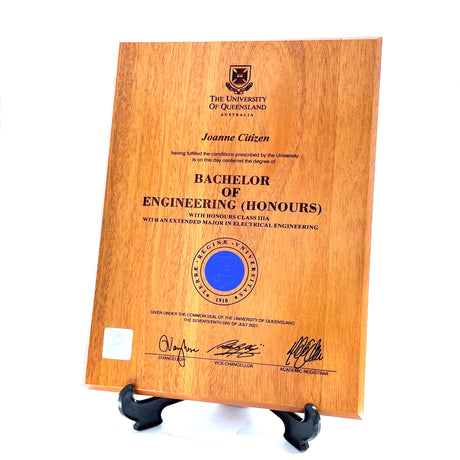 Natural Plaque University Plaques