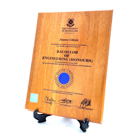 Natural Plaque University Plaques