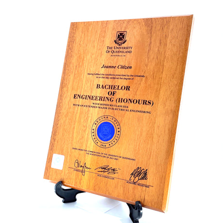 Natural Plaque University Plaques