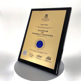 Black Timber Plaque University Plaques
