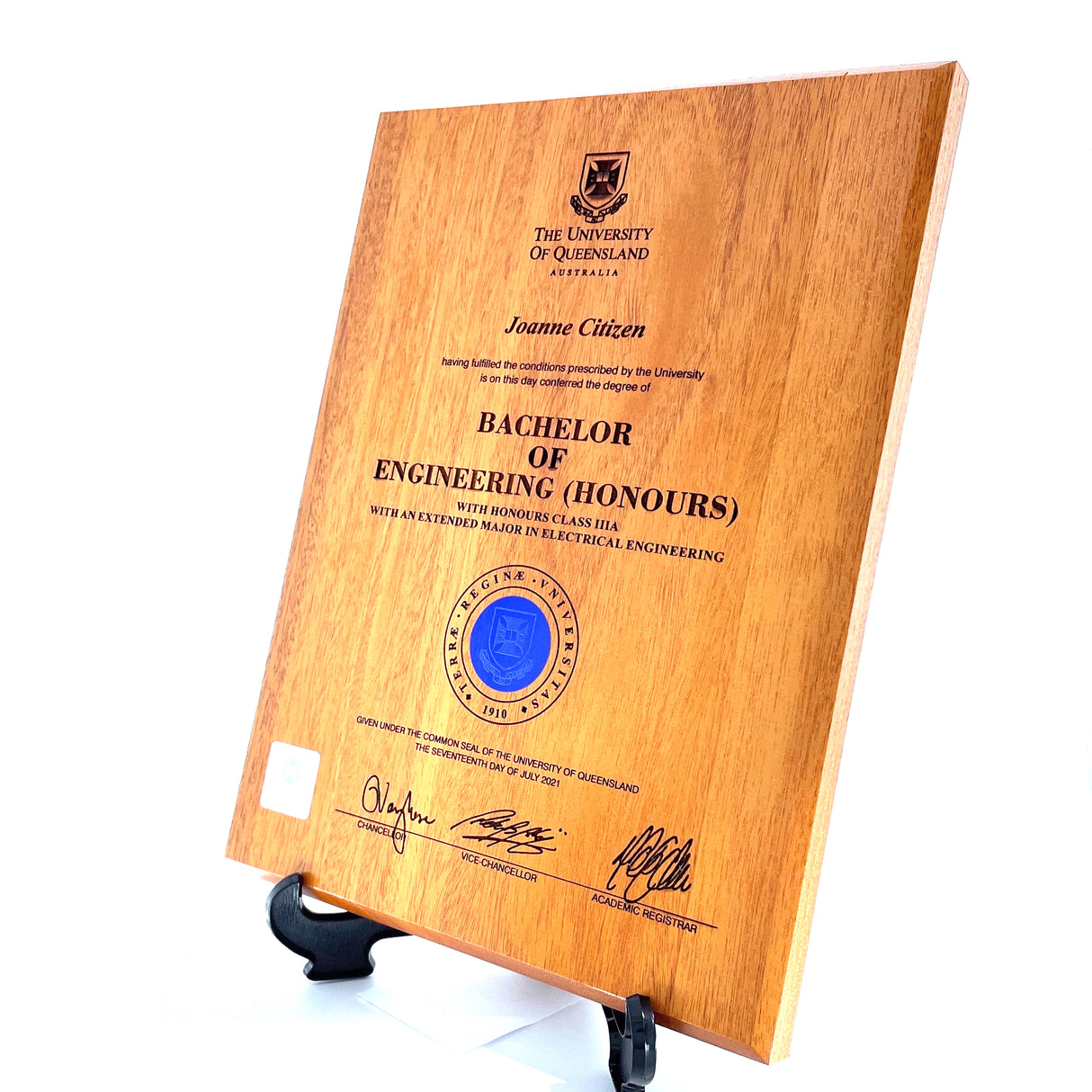 Natural Plaque University Plaques