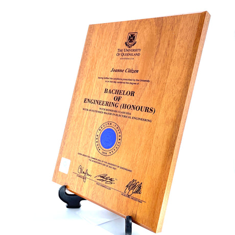 Natural Plaque University Plaques