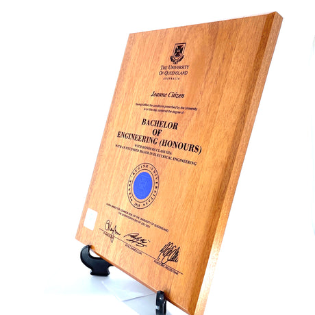 Natural Plaque University Plaques