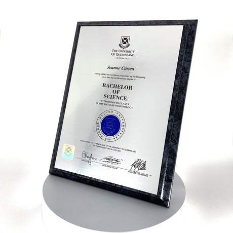 Budget Timber Plaque University Plaques