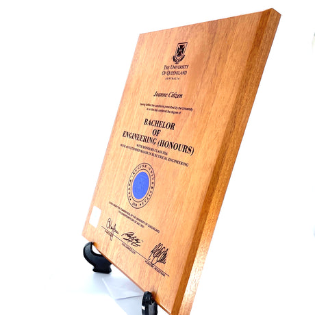 Natural Plaque University Plaques