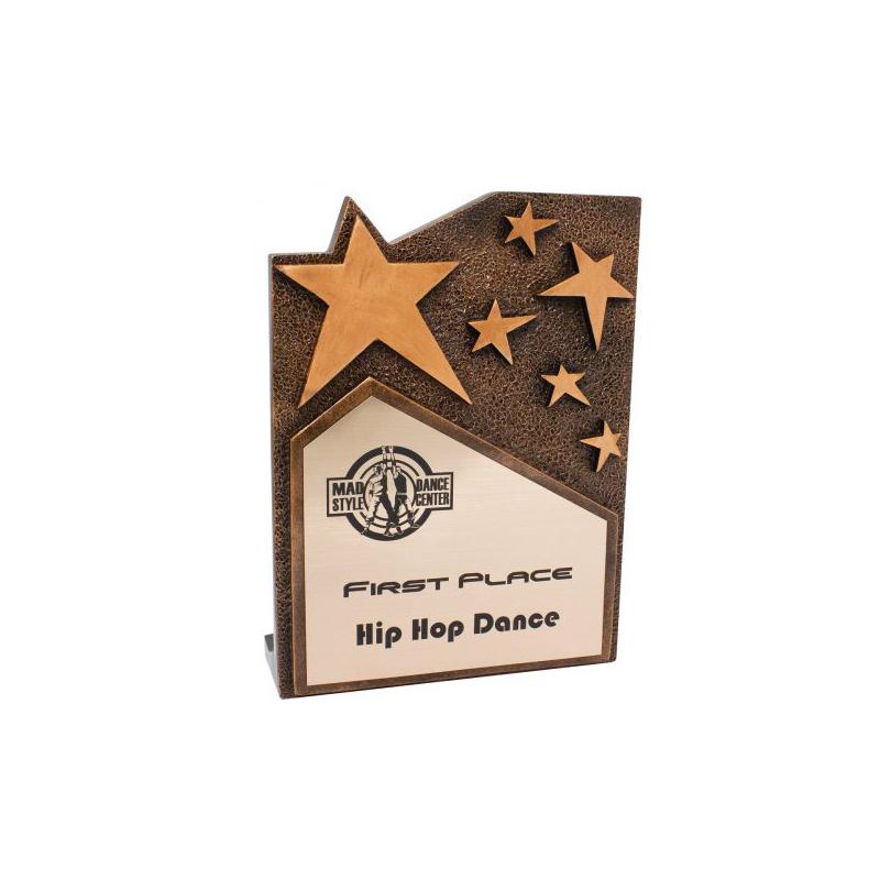 Star Cross Plaque - Bronze TCD