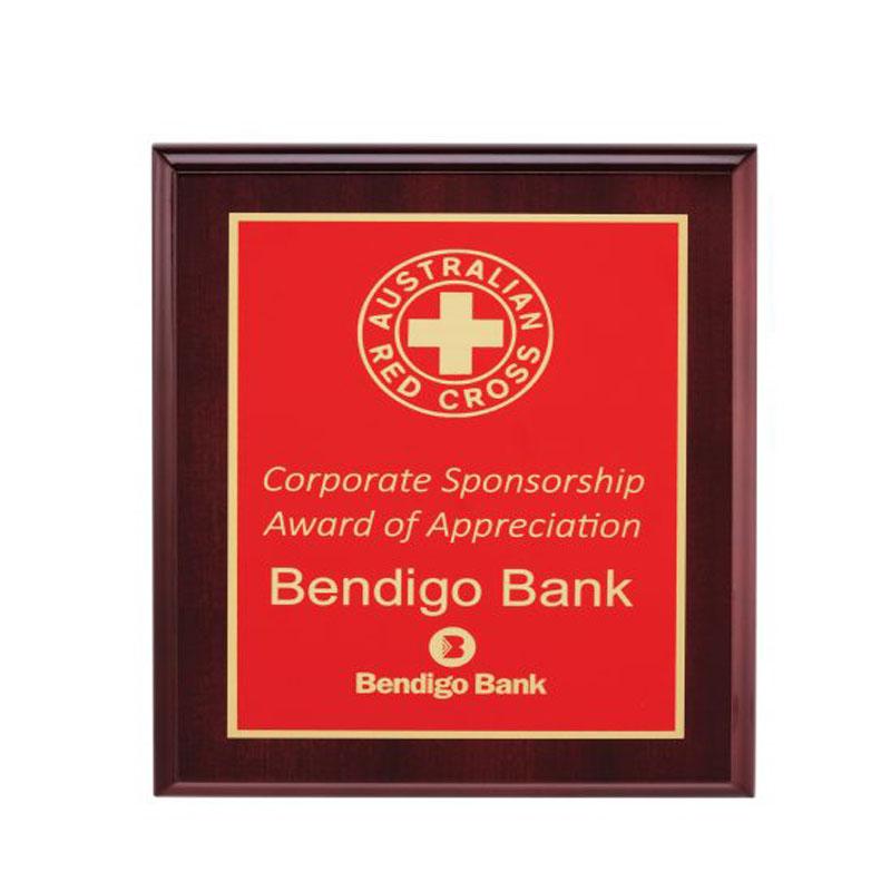 Designer Plaques - Red TCD