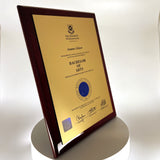 Rosewood Timber Plaque University Plaques