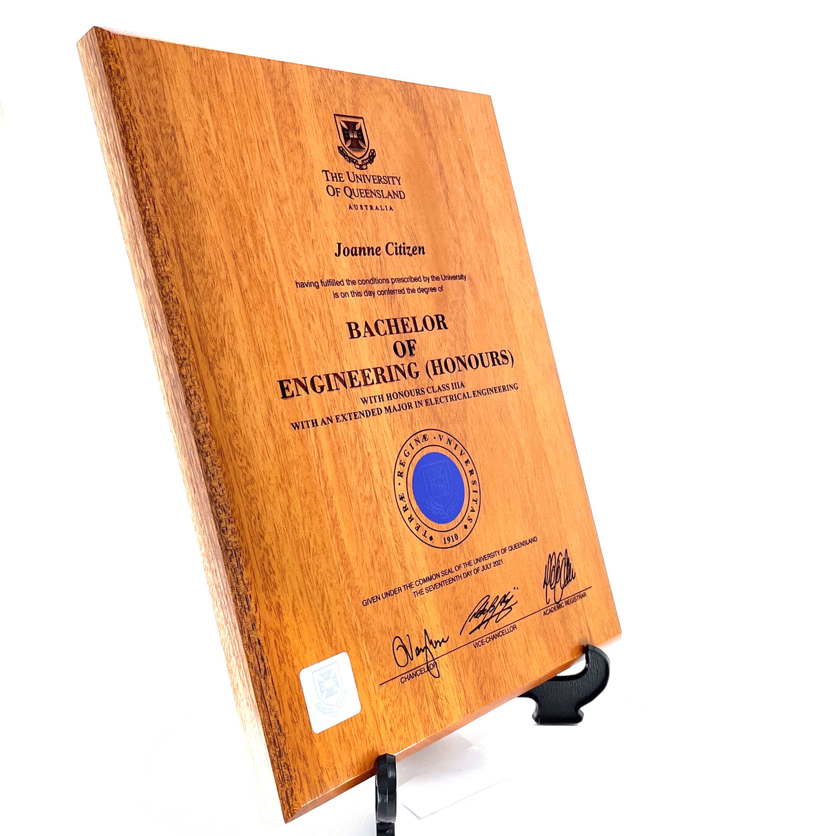 Natural Plaque University Plaques