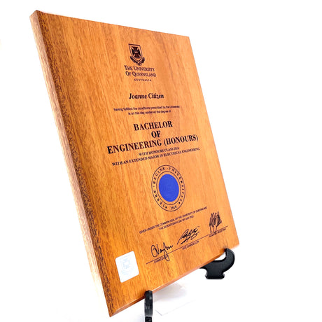 Natural Plaque University Plaques