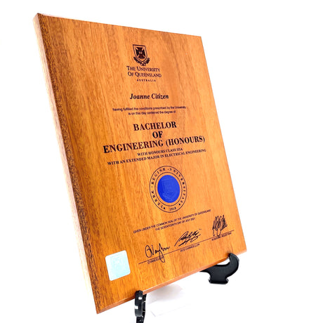 Natural Plaque University Plaques