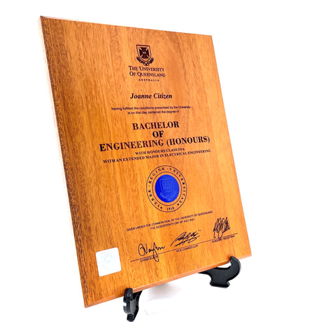 Natural Plaque University Plaques