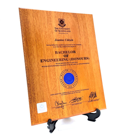 Natural Plaque University Plaques