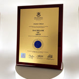 Rosewood Timber Plaque University Plaques