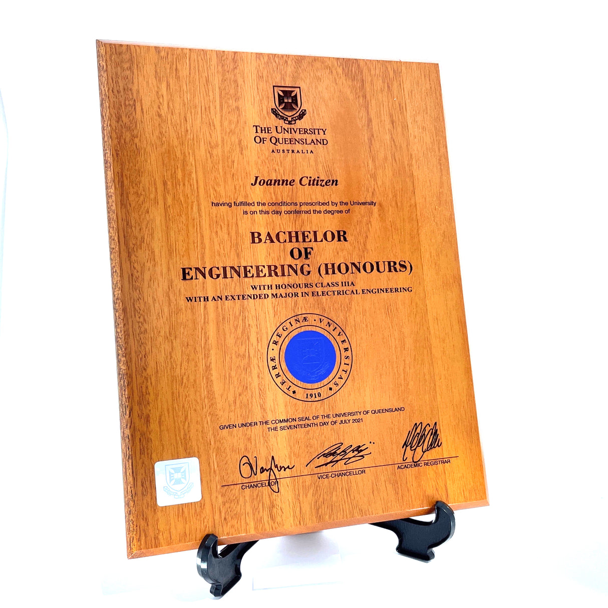 Natural Plaque University Plaques