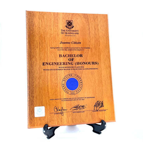 Natural Plaque University Plaques