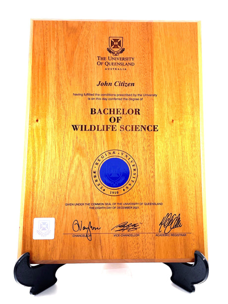 Natural Plaque University Plaques