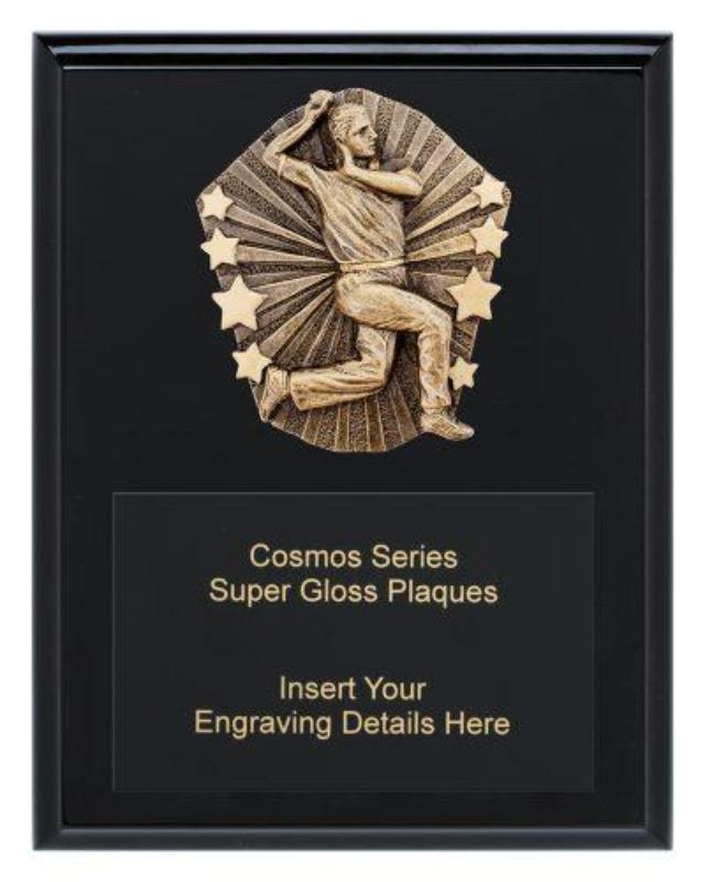 Cosmos Super Plaque - Male Bowler TCD