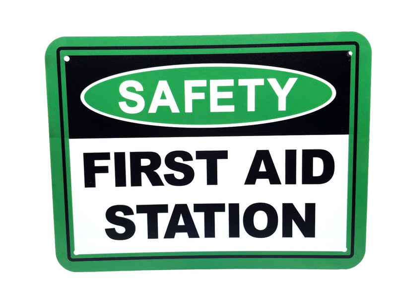 First Aid Station - Safety Sign