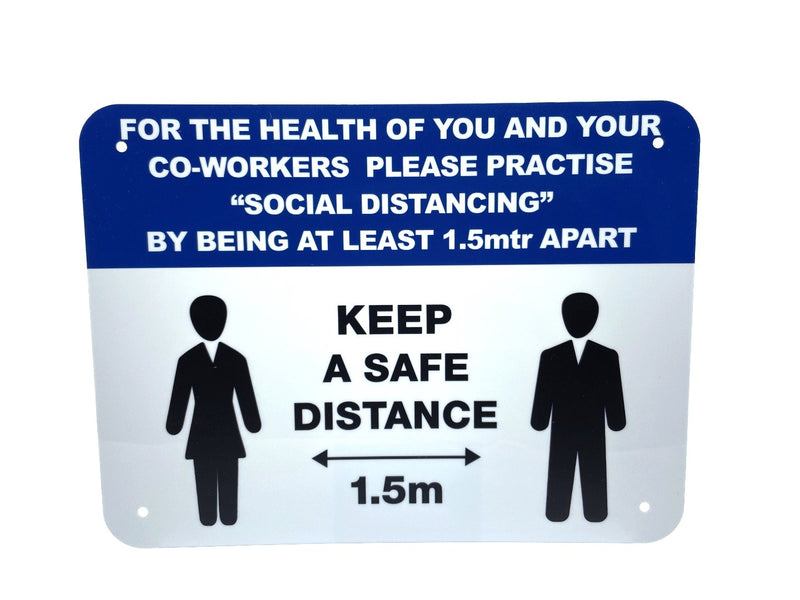 Keep A Safe Distance - Safety Sign