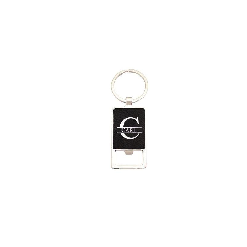 Leatherette Keychain - Bottle Opener TCD