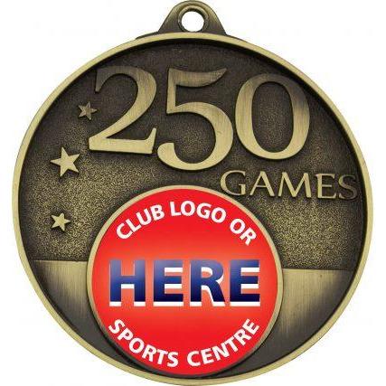 250 Games Milestone Medal TCD