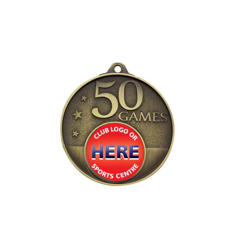 50 Games Milestone Medal TCD