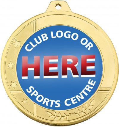 Glacier Medal 50mm Gold TCD