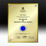 Raised Shadow Plaque Select Awards Pty Ltd