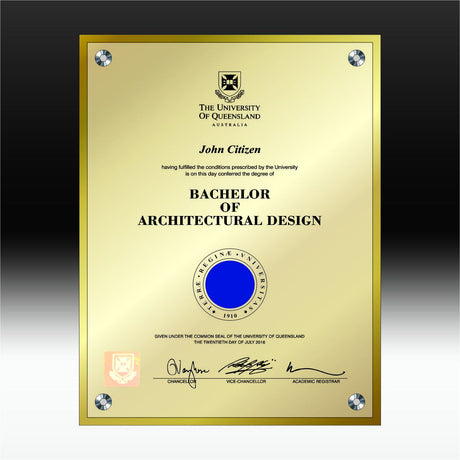 Raised Shadow Plaque Select Awards Pty Ltd