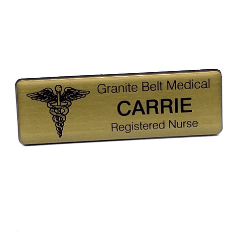 75 × 25mm Name Badge
